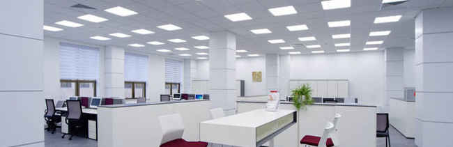Люминесцентные светильники в кассетный потолок